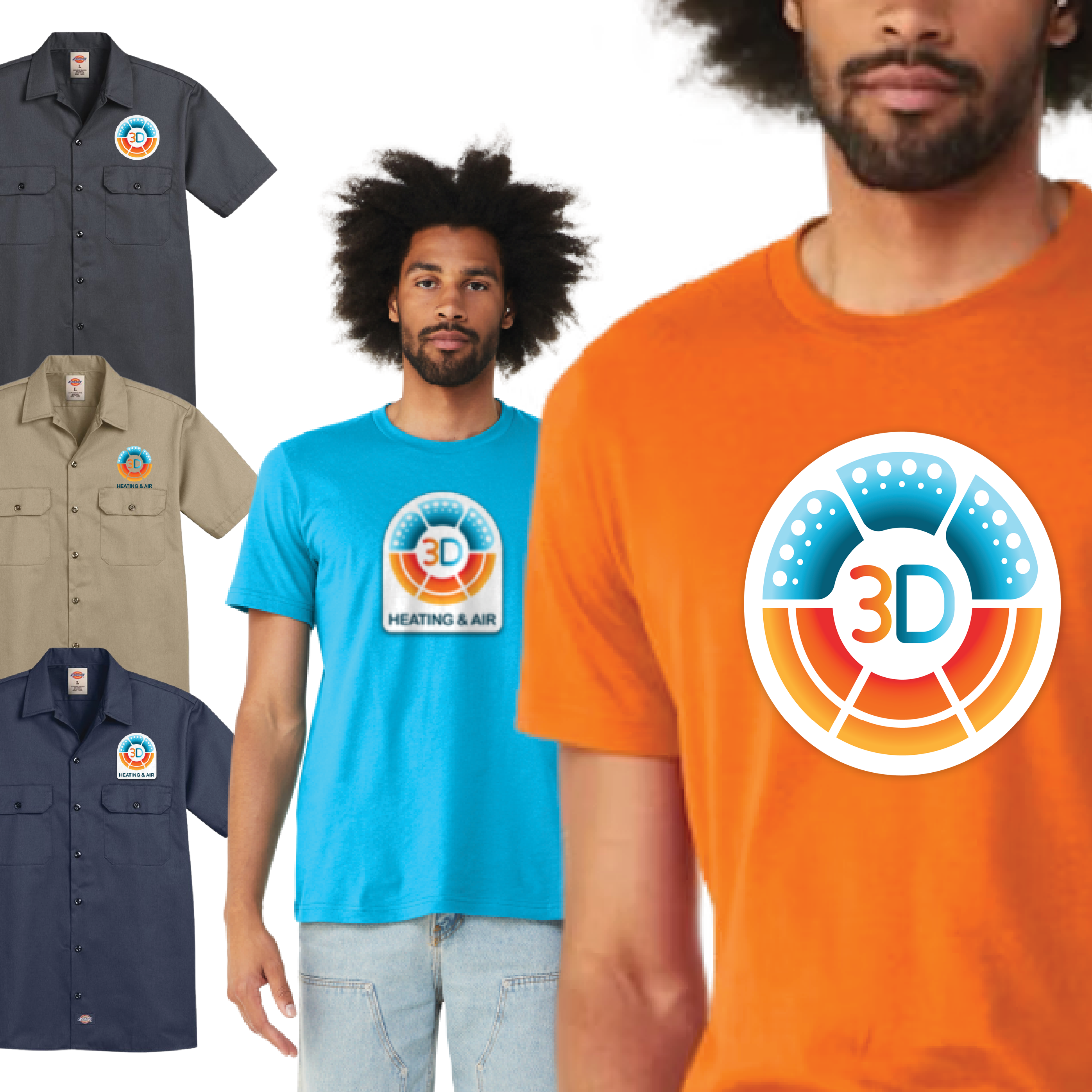 Brand Refresh for 3D Heating & Air