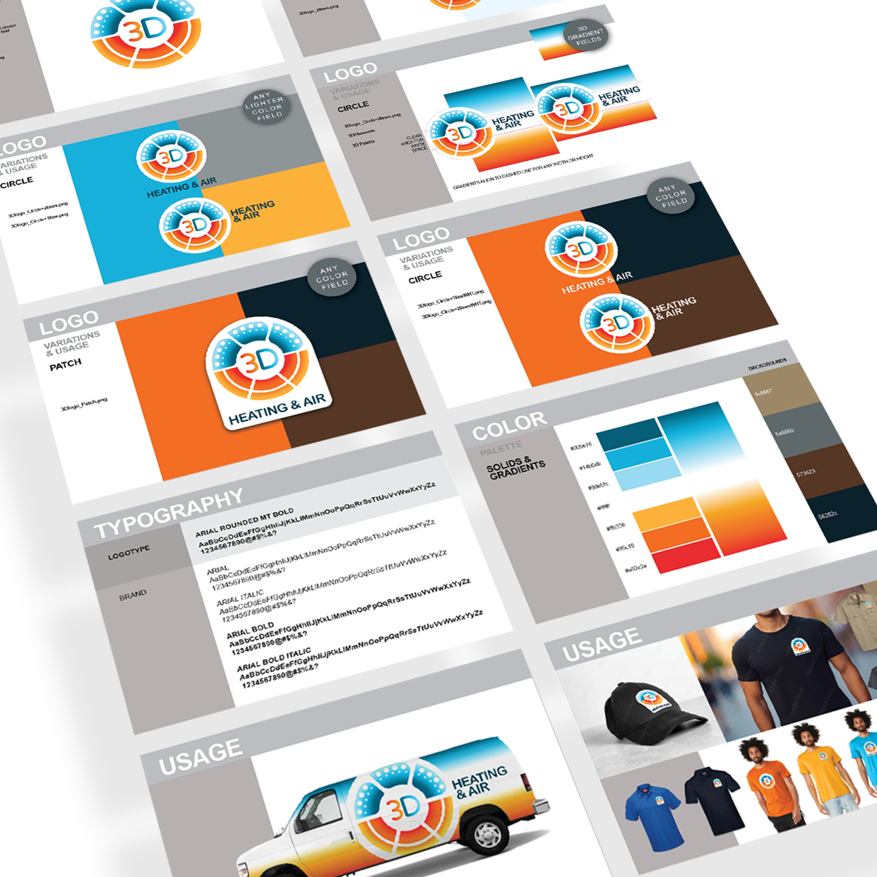 Brand Refresh for 3D Heating & Air